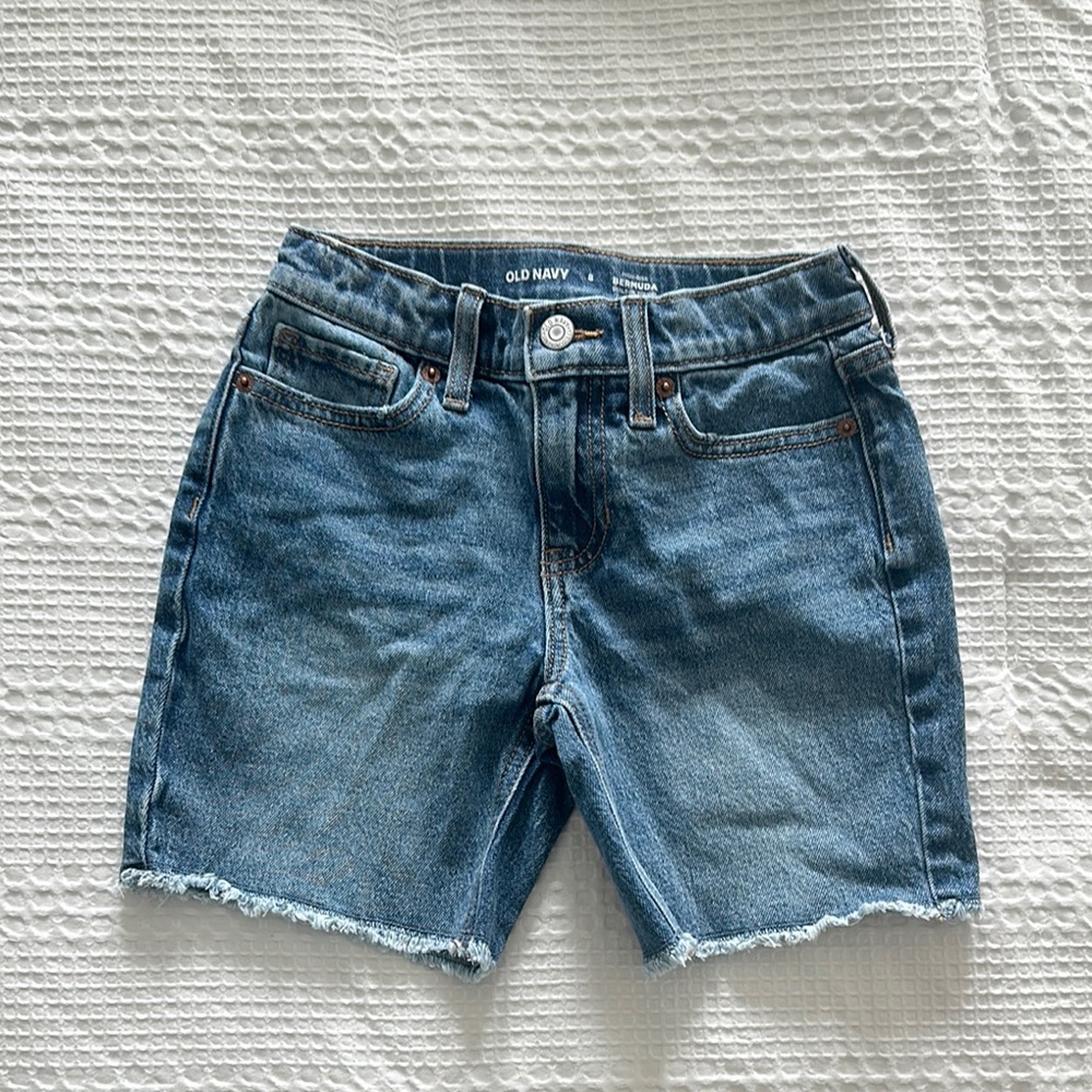 Old Navy Blue Denim Cut-Off Shorts